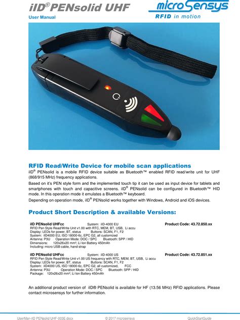 rfid reader germany|microsensys rfid.